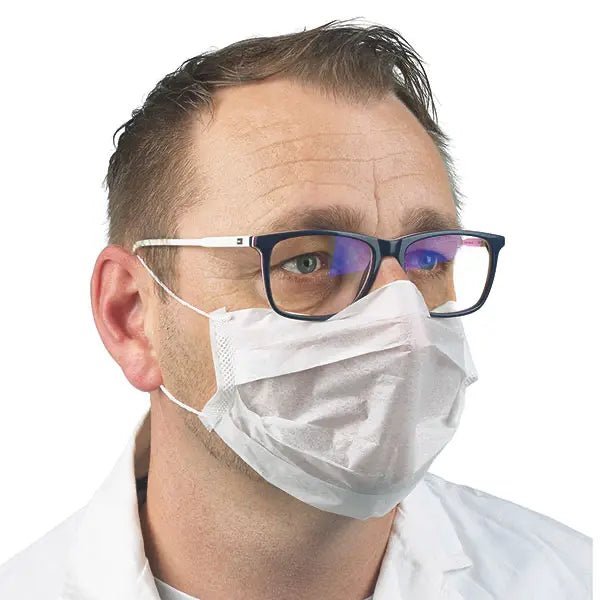 MediwareEinweg Mund-Nasen-Bedeckung 1-lagig - einlagig / weißDocMed GmbH